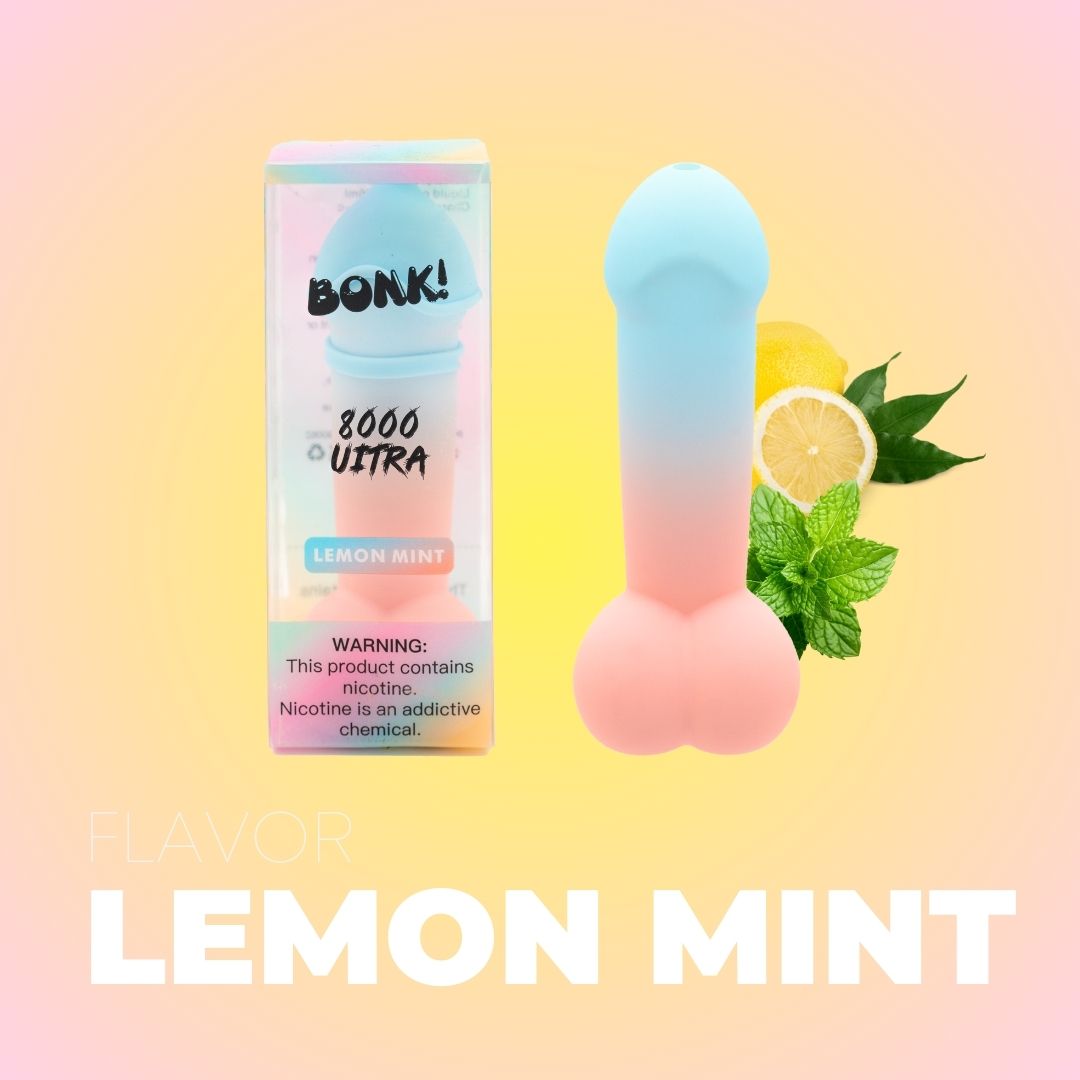 BONK8000 DICK VAPE LEMON MINT